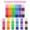 1000 Pieces DIY Crafts Gifts for Girls Beading Kits, Pony Beads Bracelet Making Kits with Decorative Beads and Charms, Craft Supplies for Children, Adults, Girls